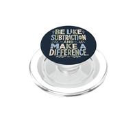 Divertente insegnante di matematica sottrazione fare la differenza PopSockets PopGrip per MagSafe