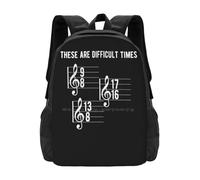 Divertente Insegnante di Musica Questi Sono Tempi Difficili t Shirt Zaino Zaino Moda Borse Divertente Insegnante Questi Sono