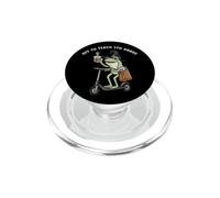 Divertente insegnante di rana che va a insegnare un meme PopSockets PopGrip per MagSafe