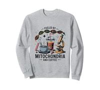 Divertente insegnante di scienze alimentato dalla biologia del caffè dei mitocondri Felpa