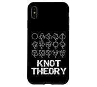 Divertente insegnante di topologia della geometria della matematica della teoria del nodo nerd Custodia per iPhone XS Max
