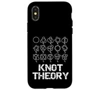 Divertente insegnante di topologia della geometria della matematica della teoria del nodo nerd Custodia per iPhone X/XS