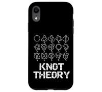 Divertente insegnante di topologia della geometria della matematica della teoria del nodo nerd Custodia per iPhone XR