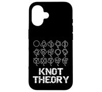 Divertente insegnante di topologia della geometria della matematica della teoria del nodo nerd Custodia per iPhone 16