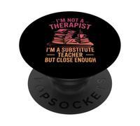 Divertente Insegnante Sostituto PopSockets PopGrip Adesivo