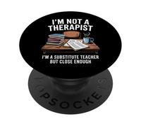 Divertente Insegnante Sostituto PopSockets PopGrip Adesivo