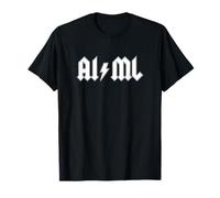 Divertente intelligenza Artificiale AI ML Machine Learning AI/ML Maglietta