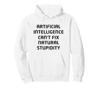 Divertente intelligenza Artificiale AI Sarcasmo Design - Umorismo Felpa con Cappuccio