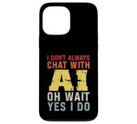 Divertente Intelligenza Artificiale Retro Vintage Chatbot Design Custodia per iPhone 13 Pro Max