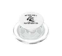divertente, io e il mio cane levriero italiano parliamo di PopSockets PopGrip per MagSafe