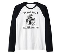 Divertente, io e Il Mio Carlino parliamo di Te Maglia con Maniche Raglan