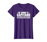 Divertente Io Sono Il Barca Capitano Io Abbia Sempre Ragione Maglietta, Donna, Viola, M