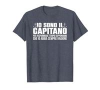 Divertente Io Sono Il Barca Capitano Io Abbia Sempre Ragione Maglietta, Uomo, Pervinca, XXL