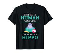 Divertente Ippopotamo Umorismo Questo è Il Mio Costume Umano Ippopotamo di Halloween Maglietta