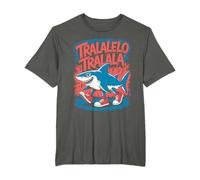 Divertente italiano Brainrot Tralalelo Tralala Graffiti Drip Shark Maglietta