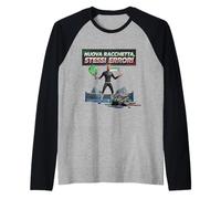 Divertente Italiano Padel Nuova Racchetta Stessi Errori Grafica Maglia con Maniche Raglan