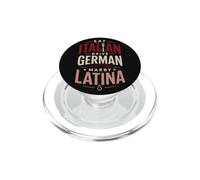 Divertente italiano tedesco latina romanticismo auto data dicendo PopSockets PopGrip per MagSafe