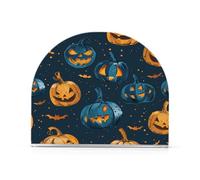 Divertente Jack O Lanterns Blu Arancione Acrilico Pesato Portatovaglioli per Picnic Bar Rustico autoportante portatovaglioli per carta decorazione domestica per Picnic Bar Rustico