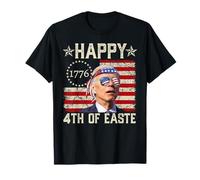 Divertente Joe Biden 4 luglio felice 4 di Pasqua bandiera degli Stati Uniti uomini Maglietta