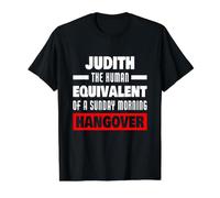 Divertente Judith Che Dice Il Nome di Judith dei postumi di Una Notte Umana Maglietta con Stampa Grafica Economica
