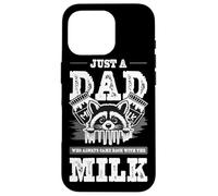 Divertente Just A Dad Who Always Came Back With The Milk Custodia per iPhone 16 Pro