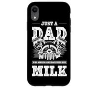 Divertente Just A Dad Who Always Came Back With The Milk Custodia per iPhone XR