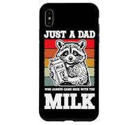 Divertente Just A Dad Who Always Came Back With The Milk Custodia per iPhone XS Max