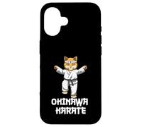 Divertente Karate Cat Kata Kumite Custodia per iPhone 16
