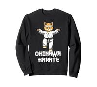Divertente Karate Cat Kata Kumite Felpa