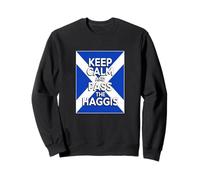 Divertente Keep Calm And Passa Gli Haggis Felpa