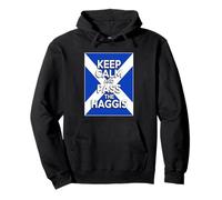 Divertente Keep Calm And Passa Gli Haggis Felpa con Cappuccio