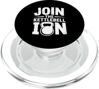 Divertente kettlebell Ion con scritta «Distressed Vintage» PopSockets PopGrip per MagSafe