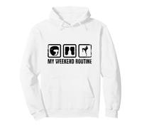 Divertente Kickboxer Weekend Kickboxer Muay Thai Felpa con Cappuccio