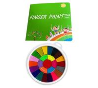 Divertente Kit Per Dipingere Con Le Dita Per Bambini, Colori Per Bambini Con Libro Da Colorare E Pigmenti, Set Per Pittura Con Le Dita Lavabili, Impronte Di Mani Creative Per Disegnare Con Le Dita