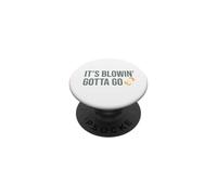 Divertente kiteboarding It's Blowin' Gotta Go PopSockets PopGrip Adesivo