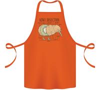 Divertente Kiwi Frutto Uccello Disezione Grembiule In Cotone 100% Biologico