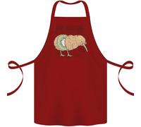 Divertente Kiwi Frutto Uccello Disezione Grembiule In Cotone 100% Biologico