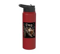 Divertente Koala Caffè Freddo Divertente Animale Meme Koala Stainless Steel Insulated Water Bottle
