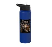 Divertente Koala Caffè Freddo Divertente Animale Meme Koala Stainless Steel Insulated Water Bottle