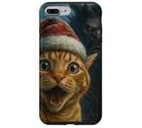 Divertente Krampus Cat Selfie Christmas Horror Meme Custodia per iPhone 7 Plus/8 Plus