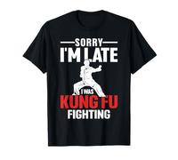Divertente Kung Fu Lotta Cinese Arti Marziali MMA Kung Fu Maglietta