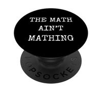 Divertente la matematica non è matematica umorismo sarcastico casuale PopSockets PopGrip Adesivo