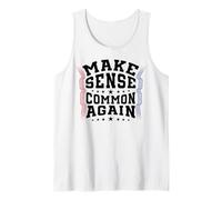 Divertente La Politica ha Senso Comune di Nuovo Sarcastico Canotta