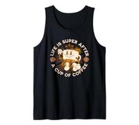 Divertente: la Vita è Super buona Dopo Una Tazza di caffè Canotta