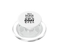 divertente, la vita è troppo breve per avere solo una capra PopSockets PopGrip per MagSafe