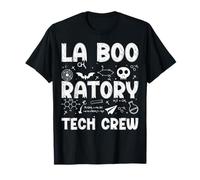 Divertente Laboratorio Tecnico Boo Labo Tech Crew Halloween Maglietta