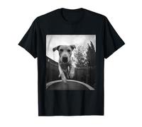 Divertente Labrador Che Salta su Un Trampolino per Gli Amanti dei Cani Grafica Maglietta