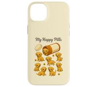 Divertente Labrador My Happy Pills amante degli animali mamma papà bambini Custodia per iPhone 14 Plus