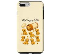 Divertente Labrador My Happy Pills amante degli animali mamma papà bambini Custodia per iPhone 7 Plus/8 Plus