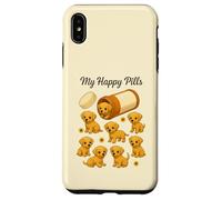 Divertente Labrador My Happy Pills amante degli animali mamma papà bambini Custodia per iPhone XS Max